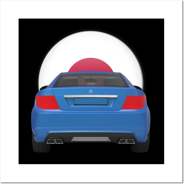 Acura Car Concept Blue vehicles, car, coupe, sports car 14 Wall Art by Stickers Cars